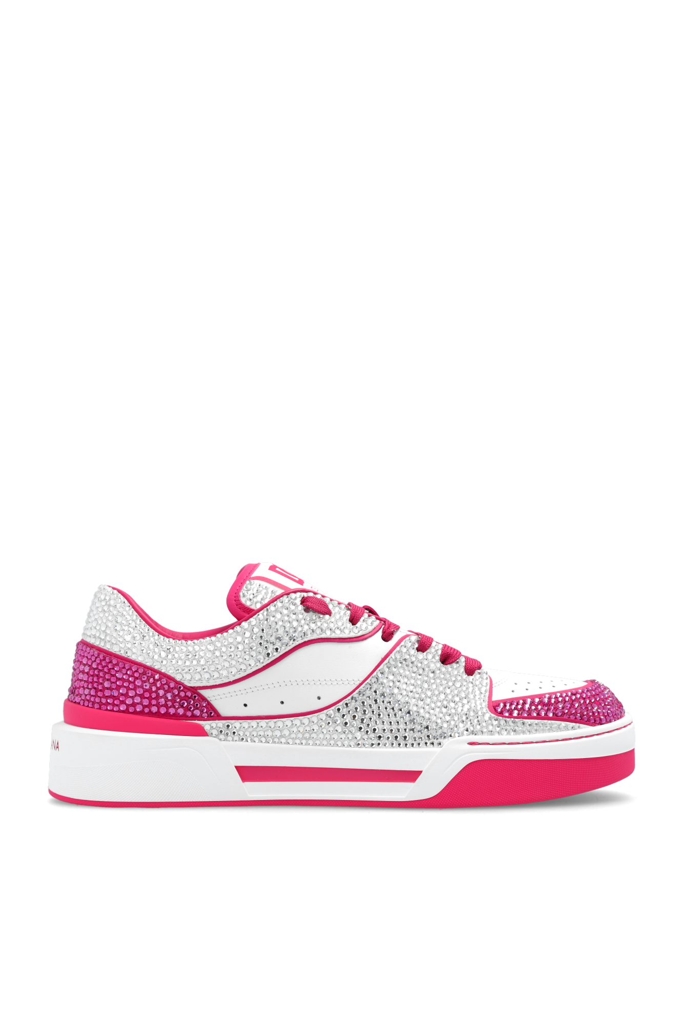 Pink 'New Roma' sneakers Dolce & Gabbana